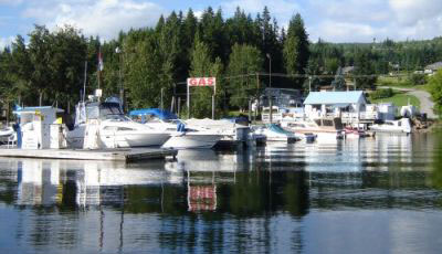 View of Bayside Rentals from the water